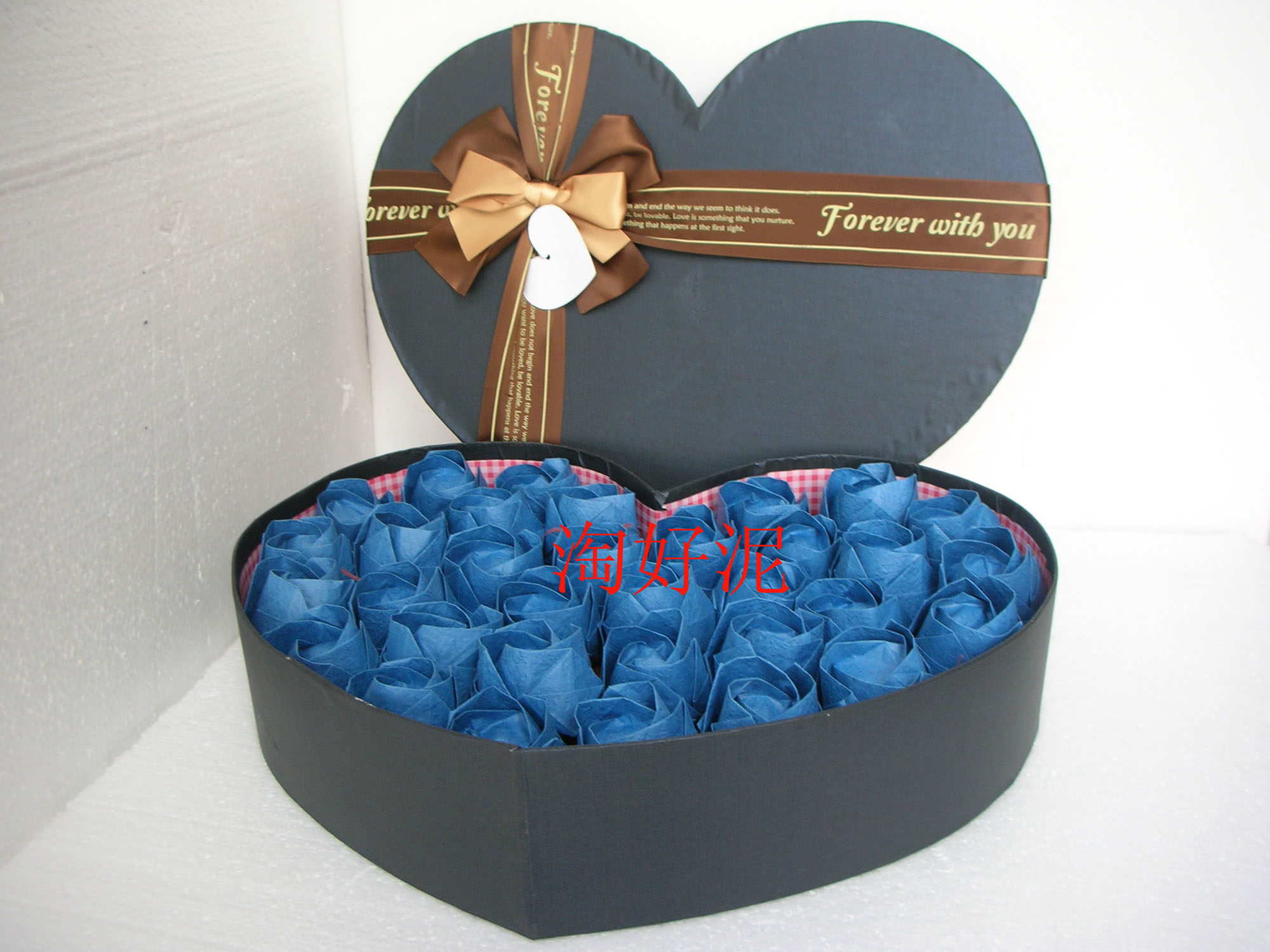 Finished product 99 Rose Fold Paper Rose Kawasaki Rose Flower Finished Kawasaki Rose Single Dot 20 * 20cm Paper Spot