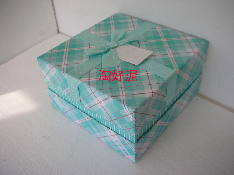 Gift Box Mid number (18X18X9 7) cm Gift packaging box Wedding Fancy Classic Square Full 50-Taobao