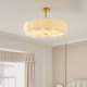 French-Style Cream Bedroom Lamp, Vintage Glass Study Ceiling Lamp, Retro Room Lamp, Trendy Romantic Bedside Lamp, Creative