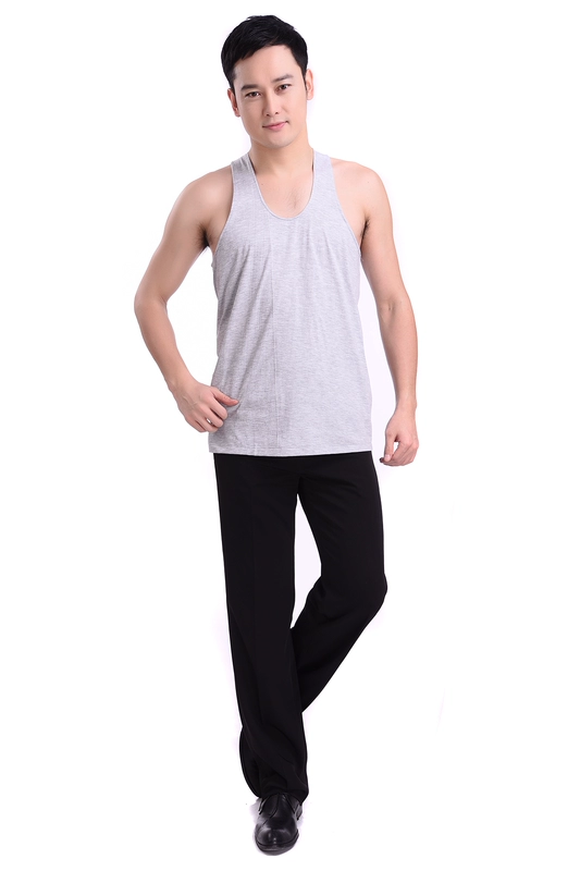 Mùa hè phần mỏng trung niên ông già vest old-fashioned áo sơ mi nam ông già bông cotton loose XL đáy áo sơ mi áo ba lỗ tanktop nam