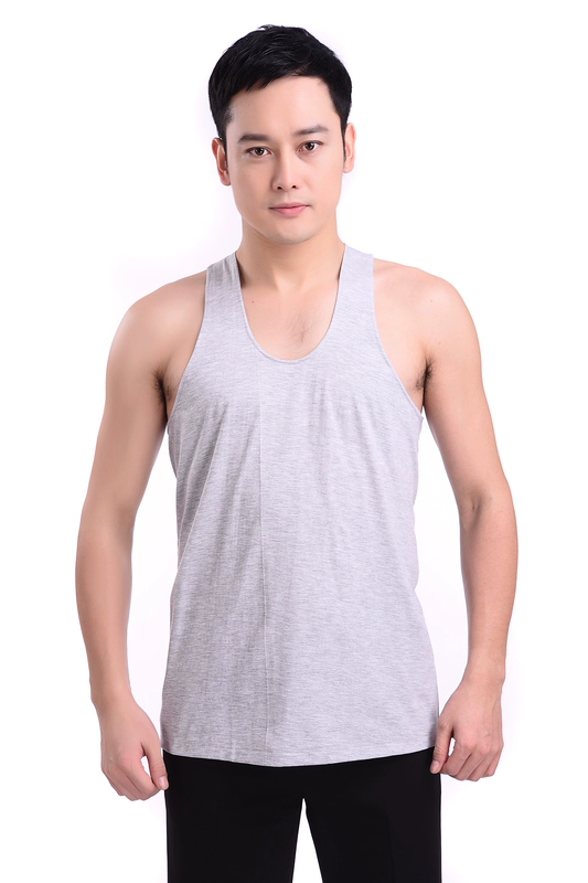 Mùa hè phần mỏng trung niên ông già vest old-fashioned áo sơ mi nam ông già bông cotton loose XL đáy áo sơ mi