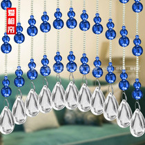 Love phase curtain gourd bead curtain feng shui porch crystal bead curtain decoration living room bedroom glass partition bathroom half curtain