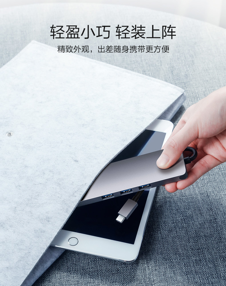 Bộ chuyển đổi cổng mở rộng typec usb cho bề mặt máy tính xách tay Huawei matebook13 hdmi phụ kiện sét 3 Máy tính Apple macbookpro chuyển đổi VGA - USB Aaccessories đèn led cắm usb