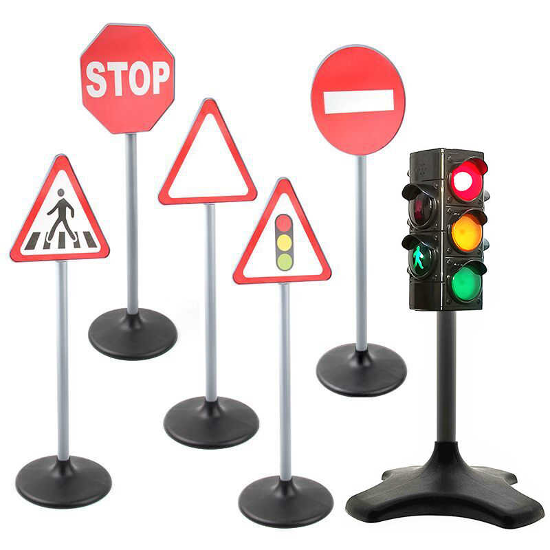 Traffic Light Signal Traffic Toy Model Bright Light Kindergarten Teaching Aids 