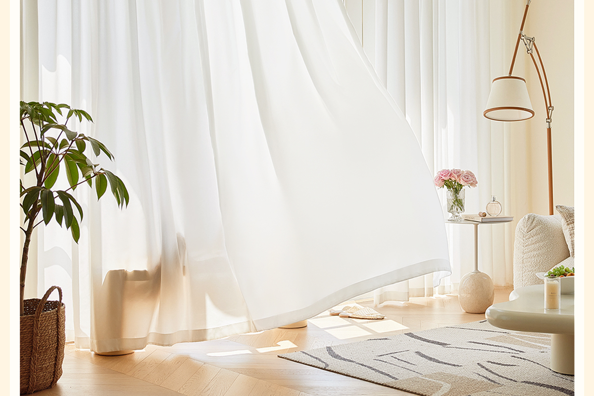 High-Quality White Tulle Curtains - Sheer Chiffon Drapes for Living Room and Bedroom Decor