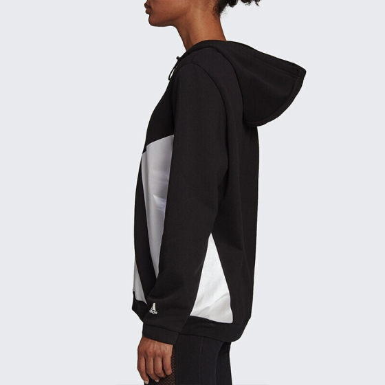 正品阿迪达斯LOGO HOOD W女子户外运动休闲舒适连帽卫衣HI1204