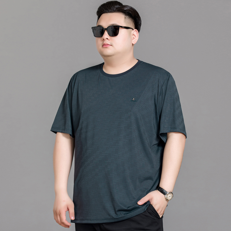 Plus-Size Loose T-Shirt for Men, Summer Ice Silk Quick-Drying Top, Men's Extra-Large Short-Sleeve Round-Neck Dark Pattern T-Shirt Plus-Size Loose T-Shirt for Men, Summer Ice Silk Quick-Drying Top, Men's Extra-Large Short-Sleeve Round-Neck Dark Pattern T-Shirt
