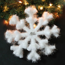 Christmas Foam Snowflake Childrens Festival Dancing Stage Hands With Snowflake Props Bar Mall Decorated Dance Performances