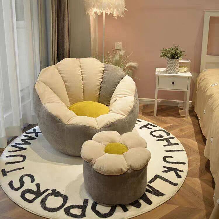 Sloth sofa Couch Tatami Single Double Net Red Ins Wind Rental House Room Balcony Lying Down Room Terrace With Little Sofa