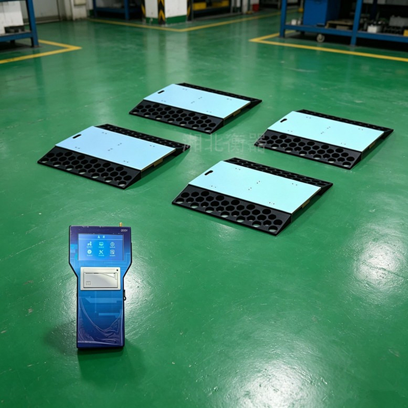 60t Portable Mobile Vehicle-Mounted Scale, Split-Type Weighing Instrument, No-Installation Required for Cars, 100-Ton Vehicle-Mounted Mobile Scale