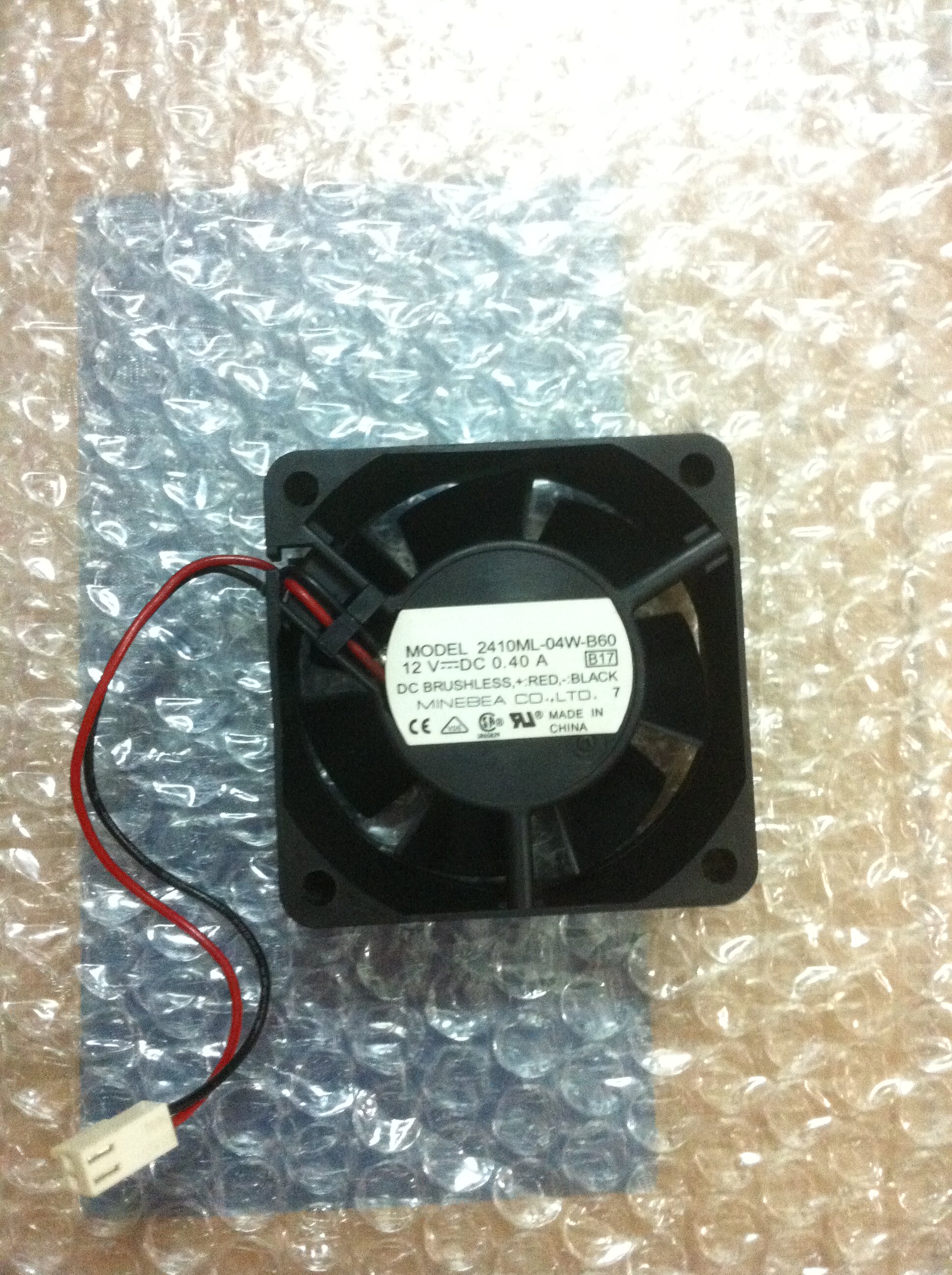 Original Japanese THEN 6025 2410ML-04W-B60 DC12V 0 40A 2-wire 6CM cooling fan