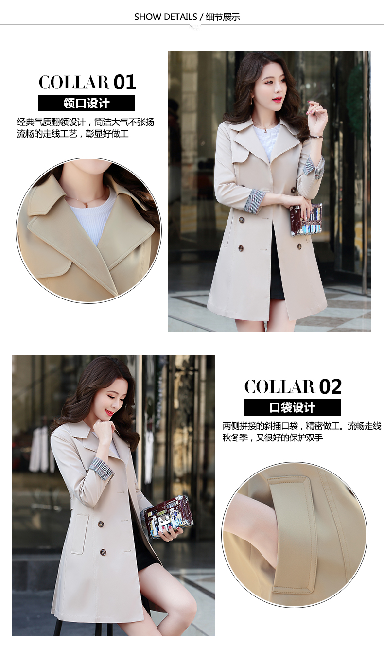 Trench pour femme en Polyester en Polyester - Ref 3226906 Image 9