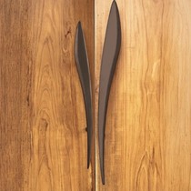 Creative and simple glass door handle personalized European style hotel box door handle solid wood sliding door handle special shape