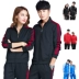 Mùa xuân và mùa thu nam và nữ thể thao phù hợp với tùy chỉnh in logo đồng phục học sinh nhóm áo dài tay mua tùy chỉnh