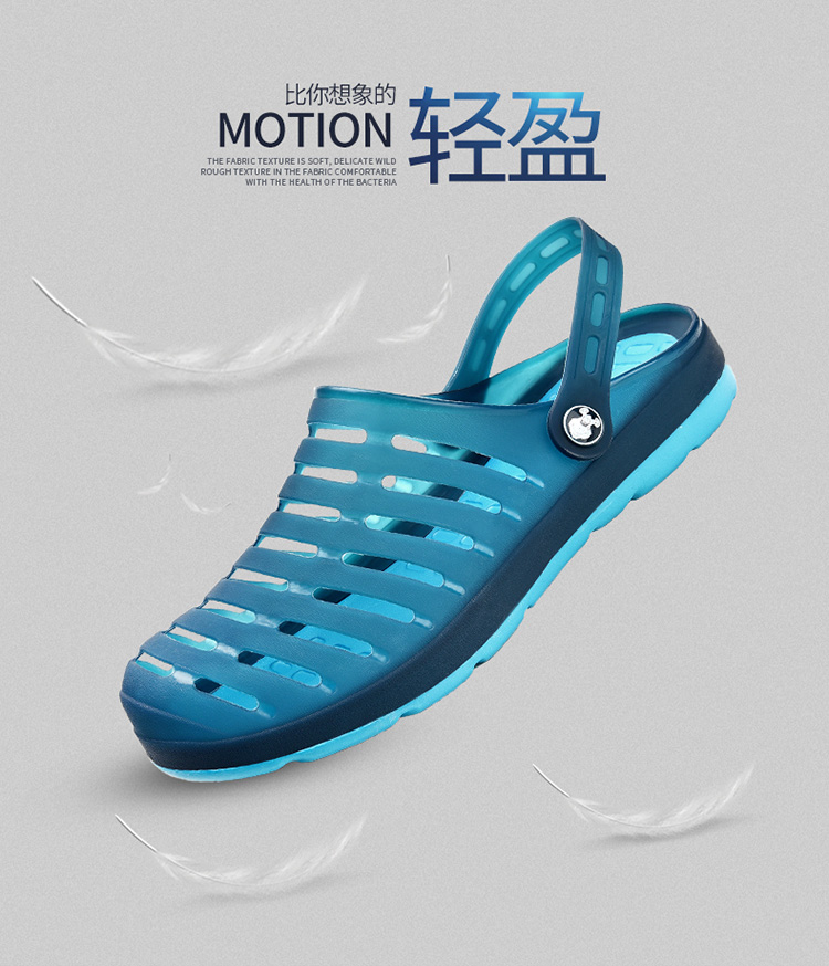 Giày lỗ nam và nữ đôi giày thạch đôi giày đi biển dép và dép đi biển ngoài trời lười biếng chim yến Baotou giày dior nam