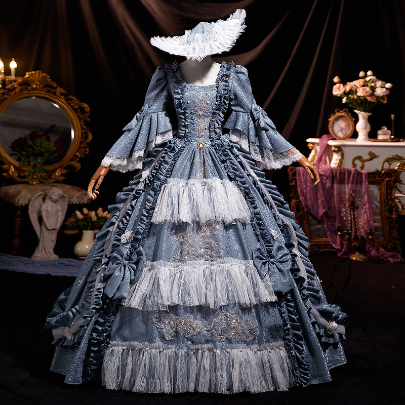 Forest-Style Luxurious Hepburn-Style Palace Ball Performance Travel Photography Photo Shoot Party Studio Annual Meeting European-Style Palace Dress Long Dress Forest-Style Luxurious Hepburn-Style Palace Ball Performance Travel Photography Photo Shoot Party Studio Annual Meeting European-Style Palace Dress Long Dress