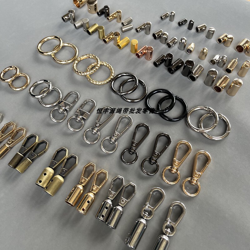 Metal Buckle Rope Hat Accessories Chain Buckle Leather Bag Lock Hook Buckle Bag Strap Buckle Ring Hook Buckle Bag Chain Metal Hanging Buckle
