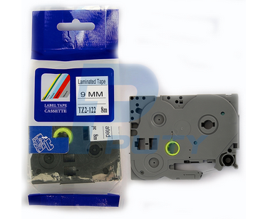 Public label machine domestic color belt Self adhesive sticker TZ-122 Transparent bottom red character PT-1010 1280