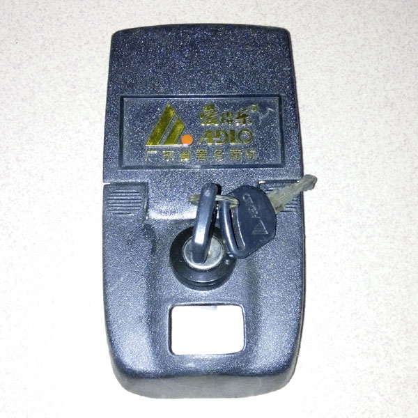 Khóa đuôi xe máy Aidele 929 2002 Khóa thân cây Khóa dây khóa thùng sau xe máy nhỏ gọn