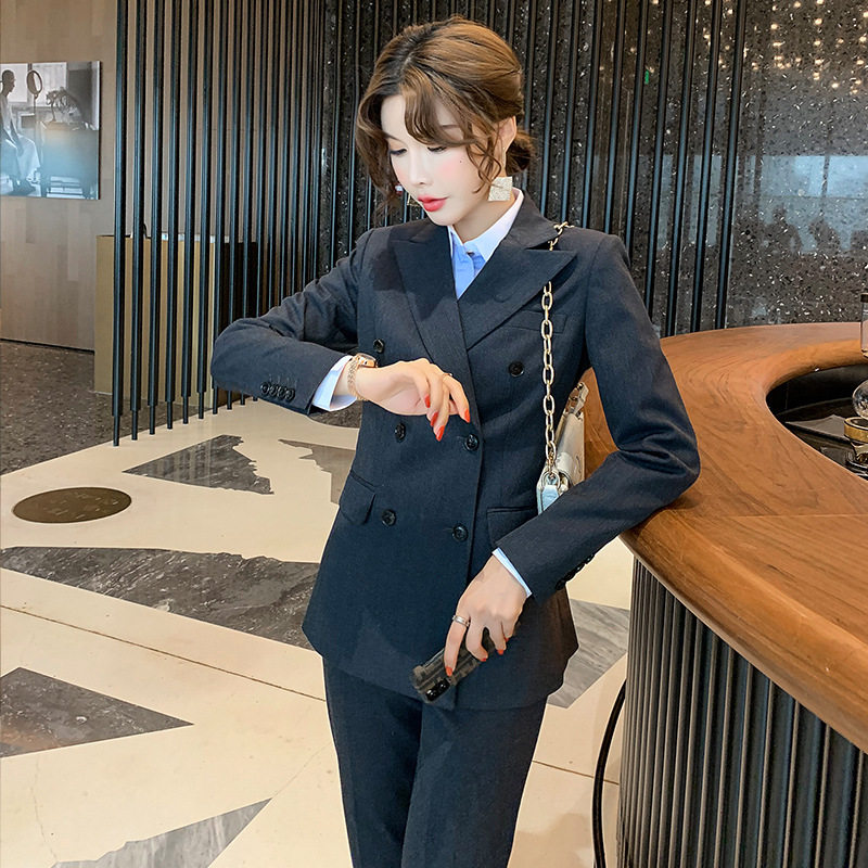 Fat mm200 Catty Suit Suit Woman 2022 Korean version Big size Spring and Autumn Ocean High-end Professional Temperament Western Suit Jacket