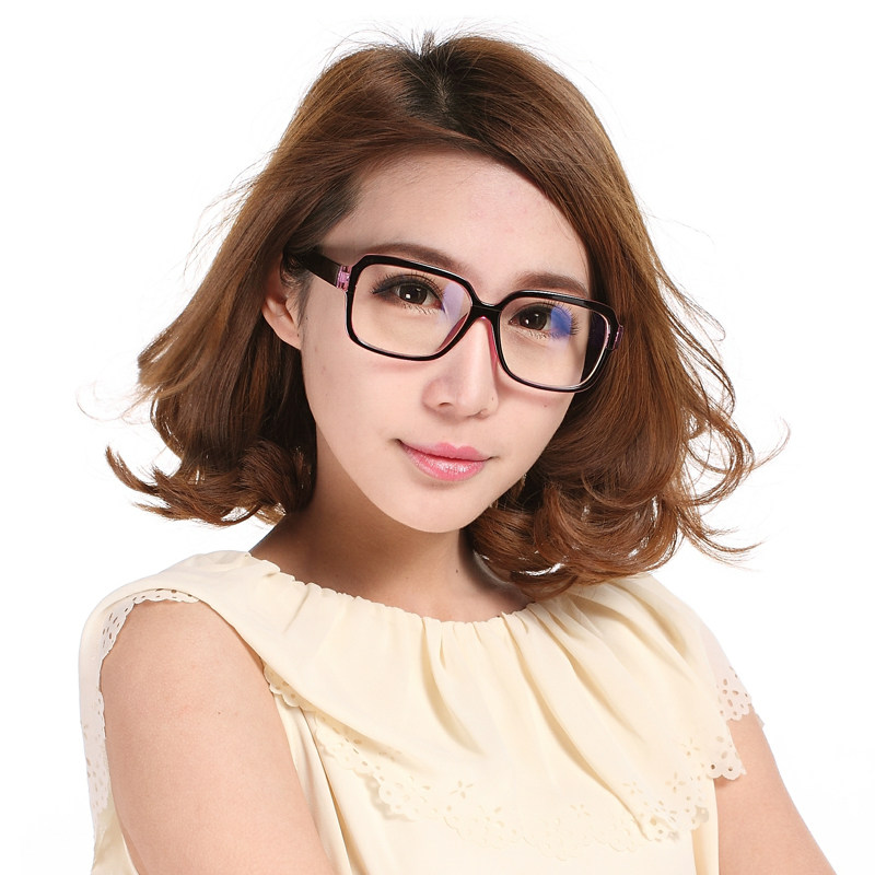 Kamandy large box men and women's anti-radiation glasses anti-blue light computer mirror flat mirror fashion tide man