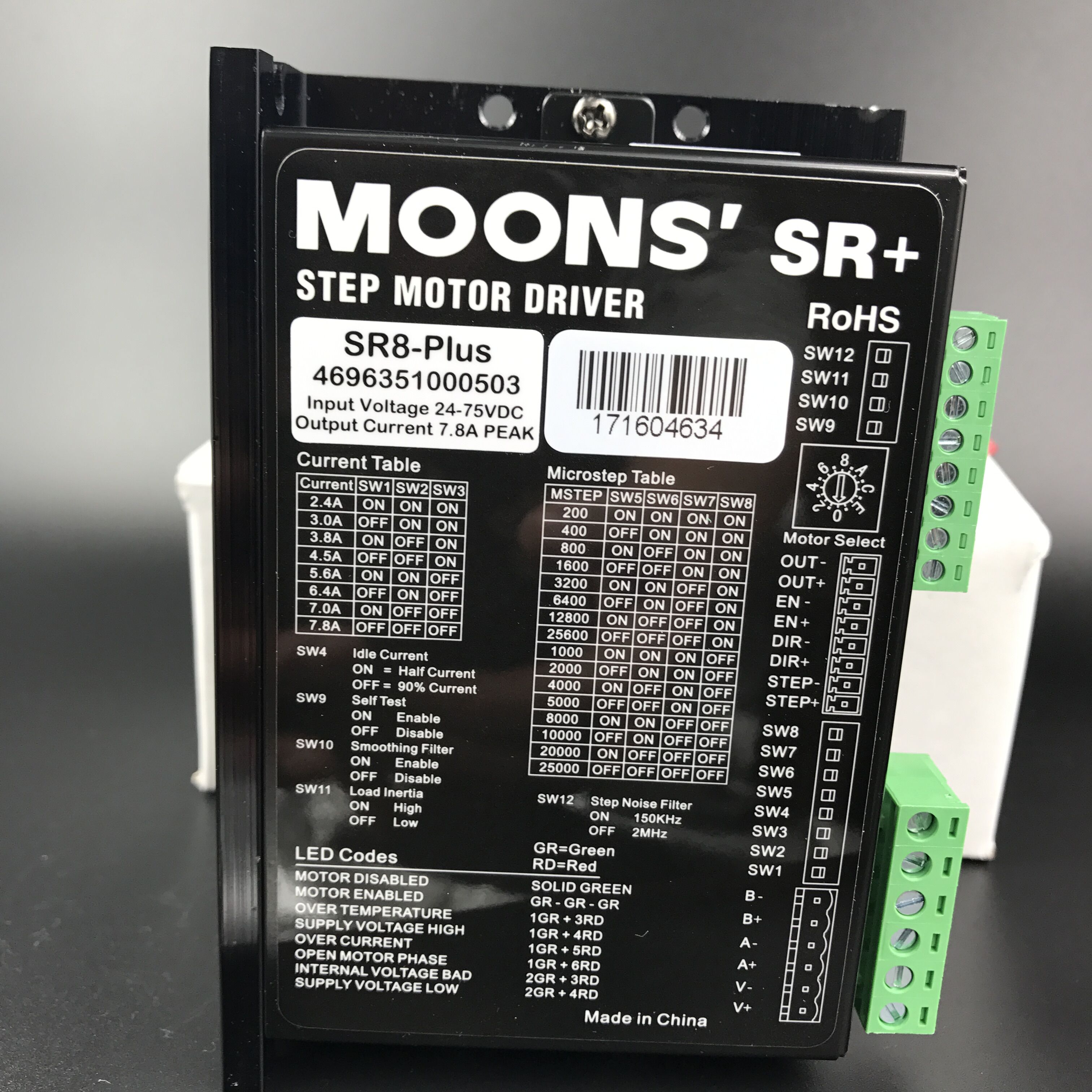 Stepper Drives Moons/' SR8