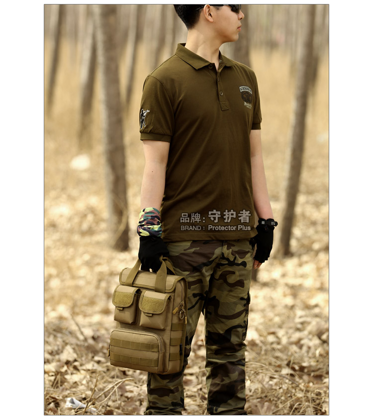 Người bảo vệ chiến thuật túi xách ngụy trang quân đội ba lô đa chức năng đeo vai túi người đàn ông nhỏ túi ngoài trời túi quân sự túi coach