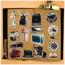 vintage hand account decorative vintage objects series retro beside 27 into the hand account stickers 25