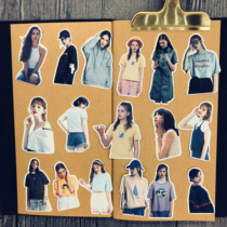 Handbook sticker bag Japanese Street shooting magazine style 28 into the hand account sticker photo album decoration 25 yuan