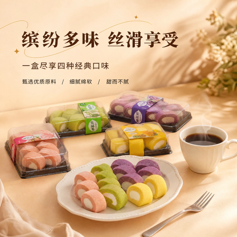 Mousse Cake, Towel Roll, Velvet Roll, Swiss Roll Pastry, Dense and Sweet Ingredients, Clean Ingredients, Afternoon Tea Snack, Breakfast Mousse Cake, Towel Roll, Velvet Roll, Swiss Roll Pastry, Dense and Sweet Ingredients, Clean Ingredients, Afternoon Tea Snack, Breakfast