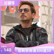 Gu Tianle Avengers 4 Iron Man Donnie with glasses mens frame big face eyes myopia glasses frame