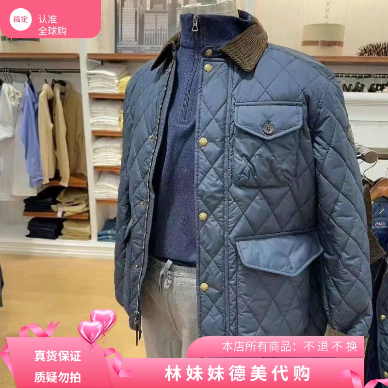 Lin Meimei Polo Ralph Lauren Mid-Length Cotton Jacket for Men Does Not Support 7-Day No-Questions-Asked Returns