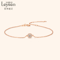 Laisen Tongling Jewelry Classic Simple Diamond Bracelet 18K Gold Handwear Garden Party Series Bubble Bracelet
