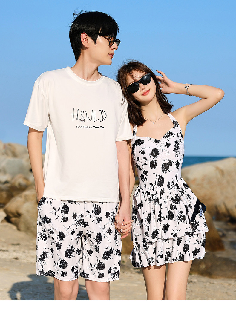 Купальник, сексуальные пляжные штаны, комплект, для влюбленных 