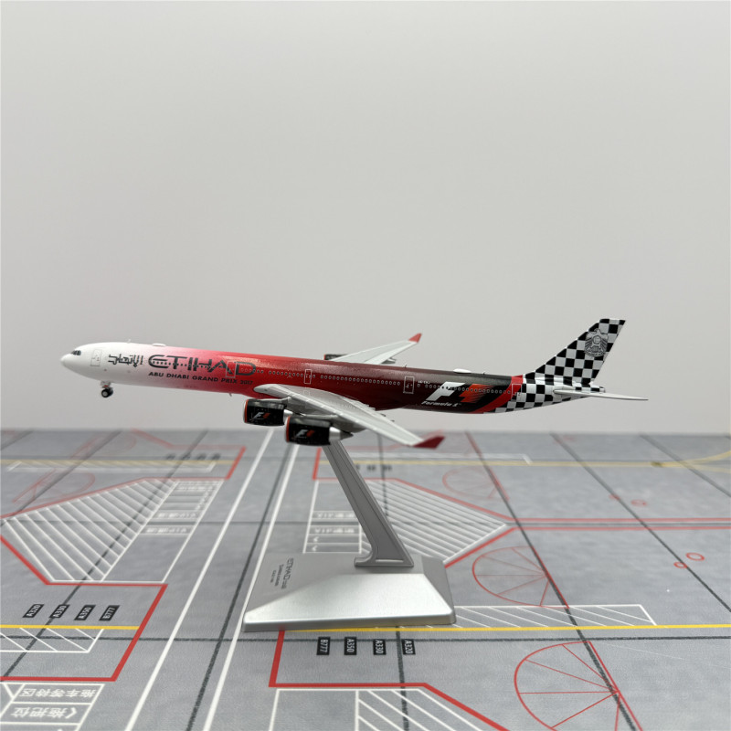 In Stock Yy Wings 1/400 A6-Ehj Etihad Airways A340-600 Metal Airplane Model