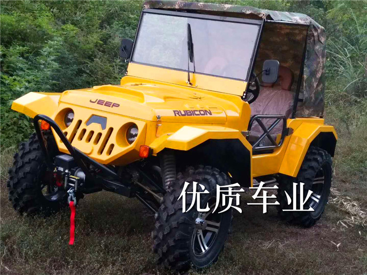 300CC Jeep ATV bốn bánh off-road xăng lớn dành cho người lớn bốn chỗ xe máy leo núi xe máy ống thép UTV moto mini giá 1 triệu
