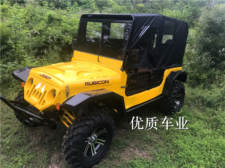 Xe jeep mới 2018 bãi biển bốn bánh sa mạc off-road tay lái xe máy người lớn tấn công xăng xe - Xe đạp quad cào cào mini 50cc