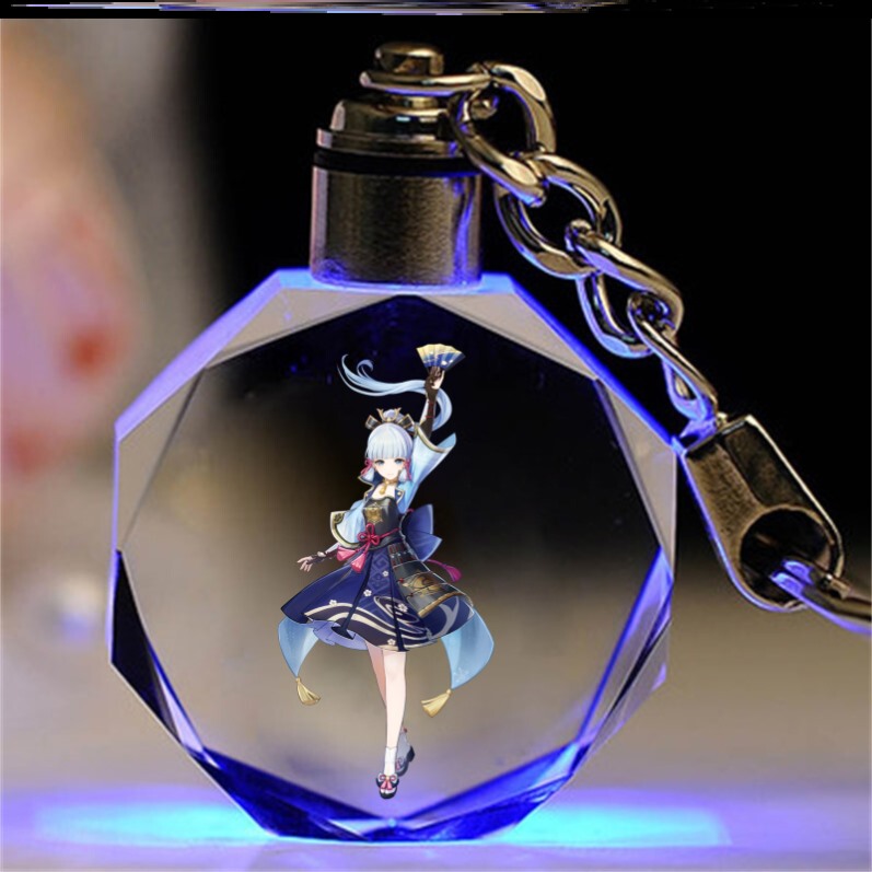 Genshin Impact Luminous Keychain Raiden Shogun Zhongli Prayer Accessory Necklace Diluc Linghua Pendant Ornament Genshin Impact Luminous Keychain Raiden Shogun Zhongli Prayer Accessory Necklace Diluc Linghua Pendant Ornament