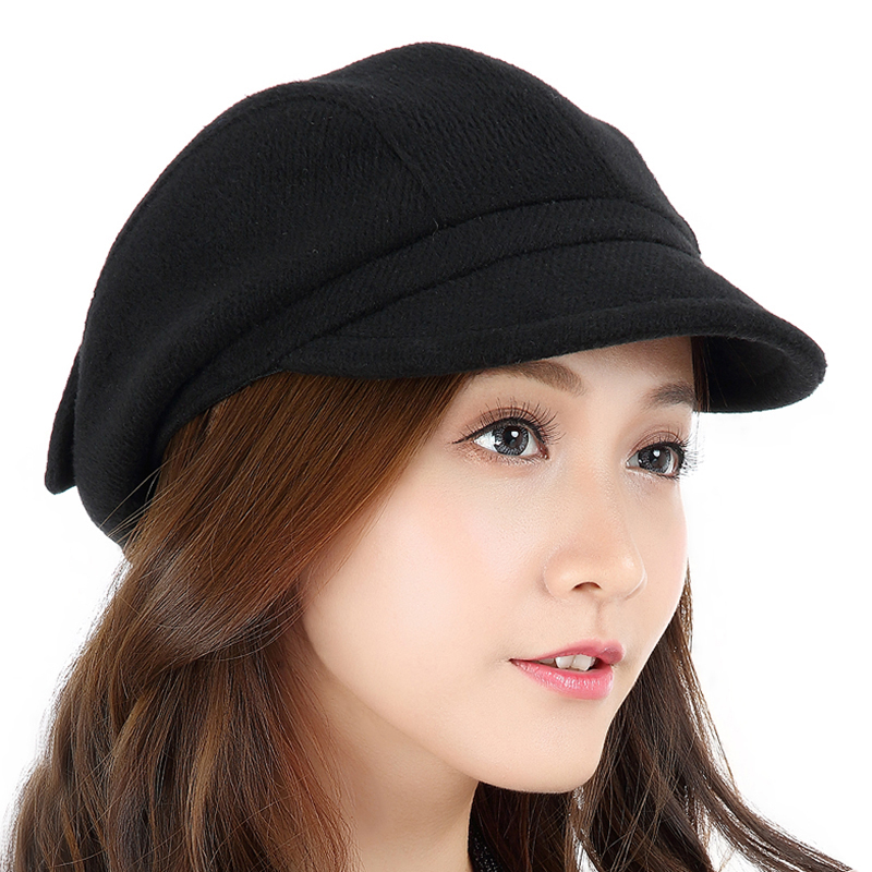 Edove spring minimalist casual cap Korean version Tide Fashion Day 100 hitch Eave Duck Tongue Cap Children Autumn Winter 381