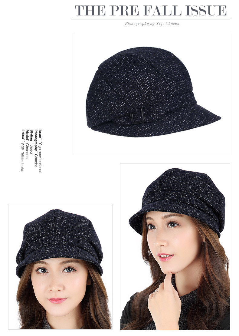 Chapeau pour femme en Melange de laine - Ref 3234088 Image 12