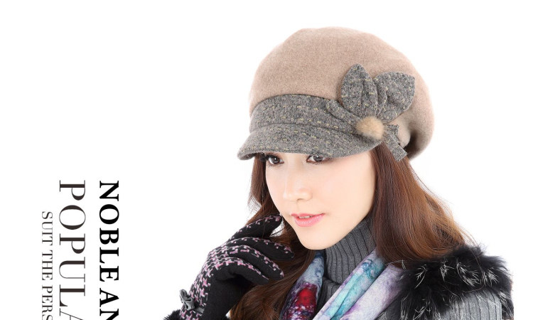 Chapeau pour femme en Melange de laine - Ref 3233162 Image 17