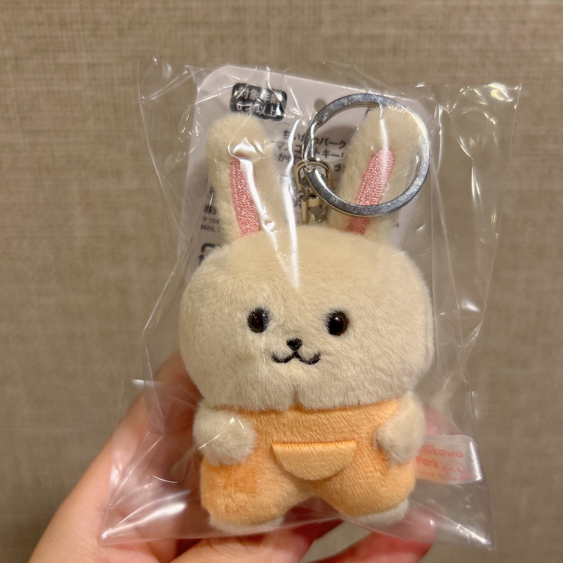 Japanese Version of Jiyi Paradise Mini Keychain Usagi Rabbit Little Parrot Plush Keychain Japanese Version of Jiyi Paradise Mini Keychain Usagi Rabbit Little Parrot Plush Keychain