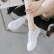 Shoes for Women Sports Cowhide White Shoes for Women 2024 New Hot Style Summer Genuine Leather Thick Soles with Increased Height Casual and Versatile