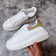Mowa Brand Air-Cushioned White Sneakers for Women, Korean Style Versatile Thick-Soled Height-Increasing Low-Top Sneakers, Couple's Sports Shoes