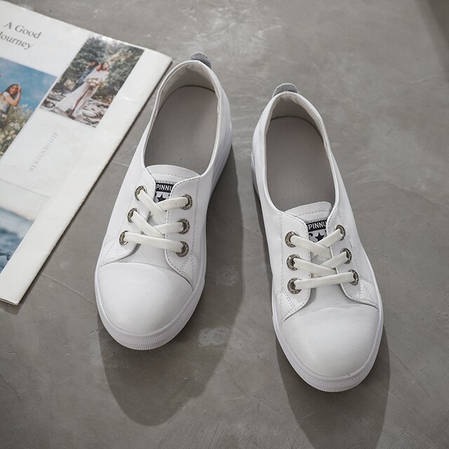 Popular Style White Sneakers with Hidden Height Increase, Thick-Soled, Comfortable, Lightweight Women's Shoes, Genuine Leather Wedge Heels, Breathable Pure Leather Travel Casual Shoes