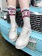 Mowa Genuine Sofia Casual Canvas Shoes Korean Style Women's Velcro Sneakers White Shoes