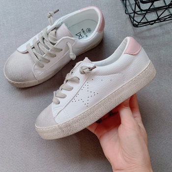 Mowa Dirty Children's Casual Flat Shoes, Versatile Non-Slip Sneakers for Students, Soft Star-Patterned Shoes for Boys and Girls