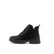 Mowa Winter Fleece-Lined Martin Boots for Men and Women, Same Style for Couples, Hook British Motorcycle Short Boots, Thick-Soled High-Top Children's Boots