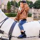 Mowa Snow Boots for Women, Short Boots, New Winter Style, Fleece-Lined and Thickened Cotton Shoes, Stylish and Versatile, Non-Slip Short Boots, Fashionable