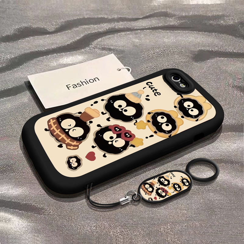 Suitable for Apple 6S/7/8Plus Phone Cases, New Iphonexsmax Anti-Fall Xr Case, 5Se Soft Silicone Case, 11Pro Full Coverage, 12/13 with Cap, Coal Ball I15P Cartoon Ip16 for Men and Women Suitable for Apple 6S/7/8Plus Phone Cases, New Iphonexsmax Anti-Fall Xr Case, 5Se Soft Silicone Case, 11Pro Full Coverage, 12/13 with Cap, Coal Ball I15P Cartoon Ip16 for Men and Women